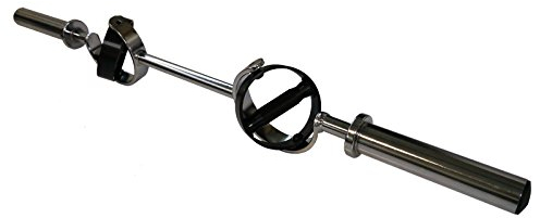 POWER-EXTREME Hantelstange 50mm mit 360°-Drehgriffen, Silber, Metall, Fest, 125cm, 10kg