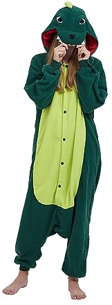 SimZoo Pijamas de Animales para Adultos, Ropa de Dormir para Disfraz de Cosplay de Animales para Hombres y Mujeres, Ropa de hogar Unisex de una Pieza | Ropa de dormir para mujer