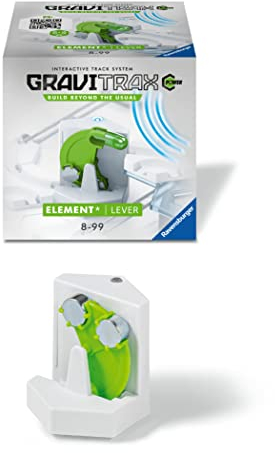 Ravensburger GraviTrax Power Element Lever. Elektronisches Zubehör für Kugelbahnen für Kinder ab 8 Jahren. Kombinierbar mit Allen GraviTrax Produkten und -Linien