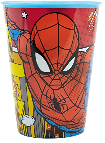 GOBELET RÉUTILISABLE POUR ENFANTS EN PLASTIQUE SANS BPA 260 ML | SPIDERMAN MIDNIGHT FLYER