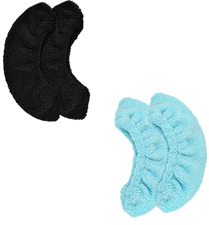 BESPORTBLE 4 Paare Eiskunstlauf-Set Kinderhaartuch Klingenabdeckungen Abdeckungen Für Hockeyschläger Figurensauger Eislaufschutz Schutzhülle Männer Und Frauen Polyester Wasser Aufnehmen