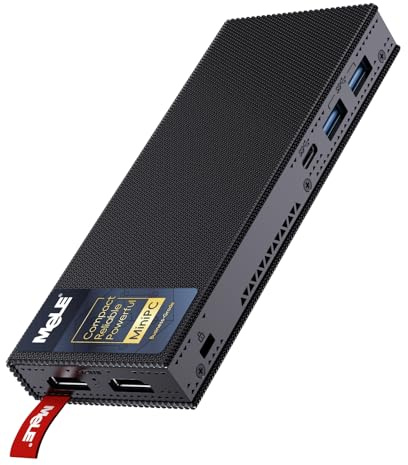 MeLE PCG02 Pro Lüfterloses PC-Stick, N100 8GB 256GB, Dual HDMI, Wi-Fi 5