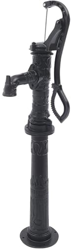 Elitix Bomba de Agua Manual Bomba Manual de Agua de Fuente Alta para Niños, Bomba Manual Antigua/Bomba de Refuerzo de Presión de Agua para el Hogar, Grifo de Prensa Antiguo para Patio Exterior