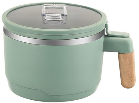 Vriusi Ciotola istantanea per ramen, in acciaio inox, con coperchio, portatile, in acciaio inox, con filtro incluso, contenitore per alimenti per la casa con isolamento termico