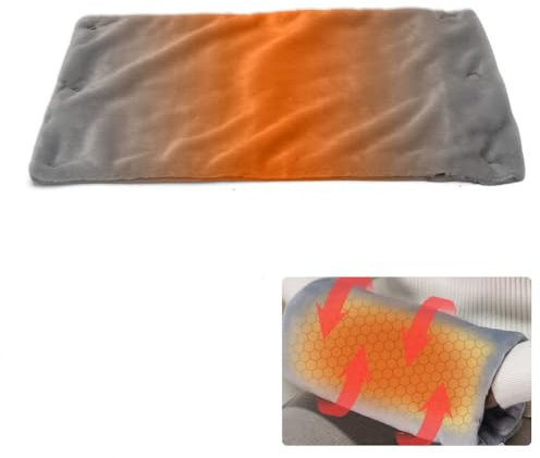 CEWROM Elektrisches Heizkissen, 40 x 28 cm Faltbar Tragbar, Weiche Warmes Flanelloberfläche, Wärmekissen mit Automatischer Abschaltung, Wärmekissen für Rücken Nacken Schulter Bauch