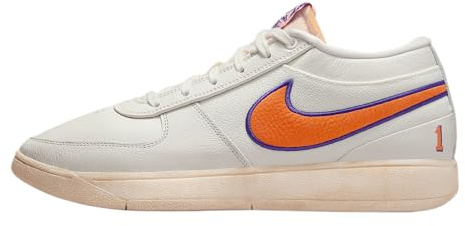 Nike Book 1 Decade Basketball Shoes (FJ4249-106, Sail/Court Purple/Clay Orange), Sail/Court Purple/Clay Orange, 10 UK