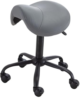 Generico Sgabello Da Sella Con Ruote, Sedia Da Sella Regolabile, Si Adatta Ai Fianchi, For Uso In Salone, Spa, Massaggi, Cliniche For Tatuaggi, Uffici(Color2)