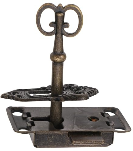 Toddmomy Serrure Antique pour Armoire avec Clé Verrou Classique pour Meuble Ancien Lot pour Tiroirs et Boîtes de Rangement Installation Facile pour Décor Vintage