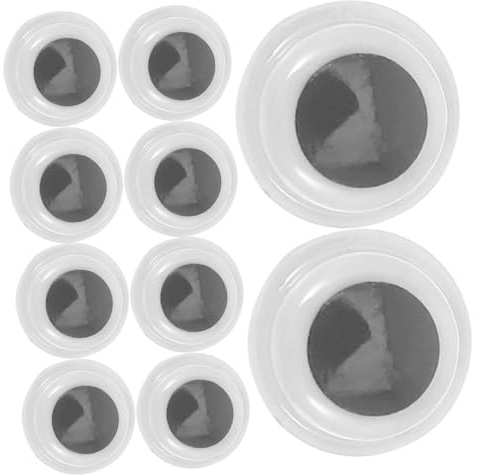 SAFIGLE 500pezzi Occhi Mobili in Plastica Autoadesivi Bulbi Oculari per Lavoretti Scrapbooking Decorazioni Fai da Te Occhi Adesivi Mobili da Attaccare e Staccare