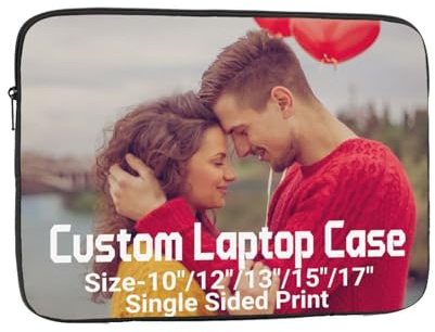 Custodia per laptop personalizzata con stampa di foto o logo, custodia protettiva antiurto personalizzata per laptop da 10, 12, 13, 15, 17