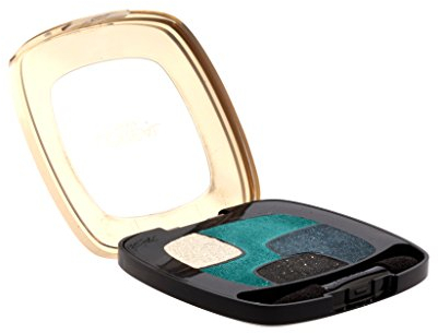 L'Oréal Paris Color Riche Quad Palette Ombretti, P3 Emerald Conquest