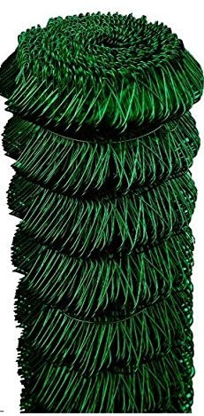 ITALFROM Rouleau de 25 m de Grillage métallique galvanisé plastifié « Maille Schiolta » Maille : 50 x 50 mm Diamètre Fil : 2,4 mm Hauteur Filet : 100 cm Code 2171