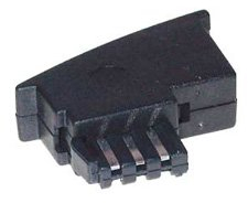 TPFNet Adaptador TAE F Conector en RJ11 Toma (6P4C)