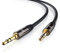 Primewire - 3m Cable Auxiliar de Audio 3.5mm Jack para entradas AUX - Conector metálico de precisión - 2x jack de 3,5 mm macho - Serie Premium HQ