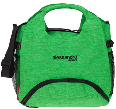 alessandro Sporttasche Damen Fitnesstasche Percy Nassfach Mattenhalter Fitness Sport Tasche (Two Tone Grün (11))
