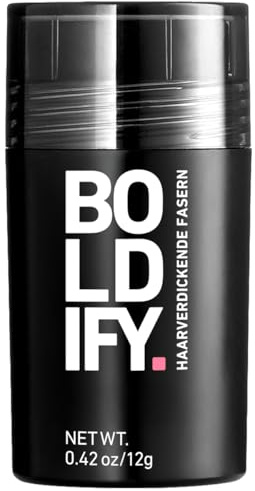 BOLDIFY Hair Fibers for Thinning Hair, for Women & Men, Hazel Brown 12g