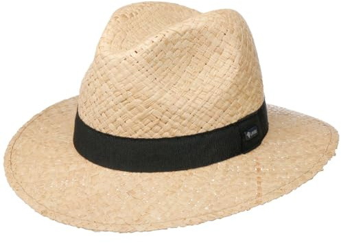 Lipodo Mantigo Traveller Raffia Hat Women/Men Nature 7 1/4-7 3/8