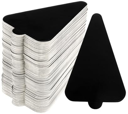 QUARKZMAN 200pcs Mini Gâteau Planches, Mousse Gâteau Cartons Triangle Gâteau Bases Cupcake Dessert Présentoirs Base Plateau pour Fête Mariage Anniversaire Restaurant