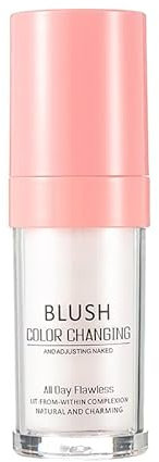 Beauty Glazed Blush Liquido Crema di Fard Liquido Liquid Blusher Make up con Finitura Naturale, Lunga Durata, Idratante e Leggero 30ml