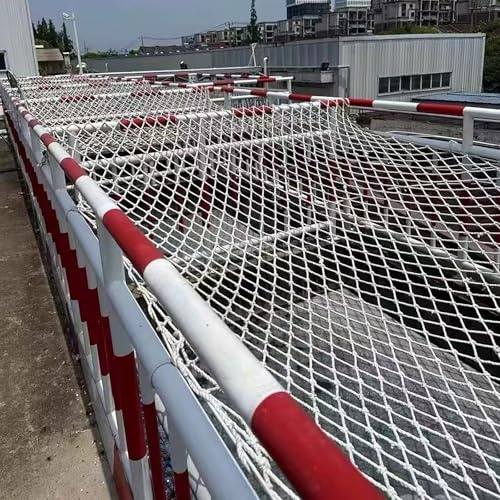 Anhängernetz Ladungssicherungsnetz Gepäcknetz Außenbau-Balkonzaun-Absperrnetz, 5 Cm Kleine Löcher, 1 2 3 M, 4 5 6 7 8 10 12 14 16 18 Meter Lang, Basketballplatzzäune, Containerträger-Van-Frachtsicheru