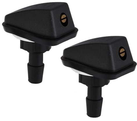 2 ugelli per lavaggio parabrezza, bocchetta universale per tergicristalli anteriori, ugelli di ricambio per lavavetri, ugello di ricambio per parabrezza, ugelli di ricambio