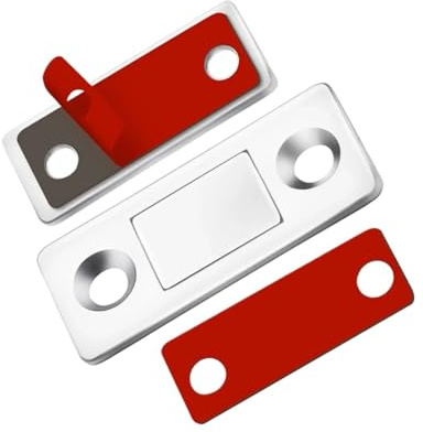 30 set osynliga magnetiska skåpspärrar tunna dörrmagneter stoppar självhäftande låda magnethake för köksskåp stängare för skåp