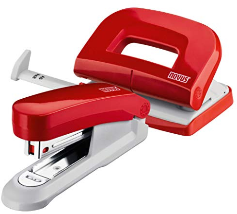 Novus - Juego de utensilios de escritorio (E 15/E 210), color rojo