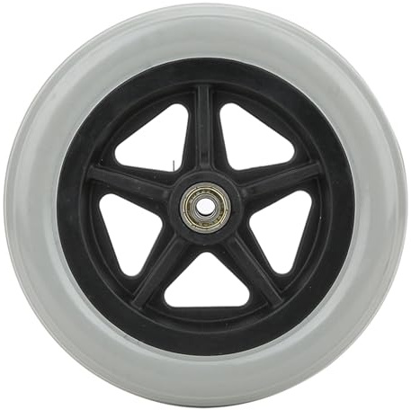 7 Inch Wheelchair Front Swivel Wheels Disabled Old People Walk Chair Casters Rubber Wheels 176mm
