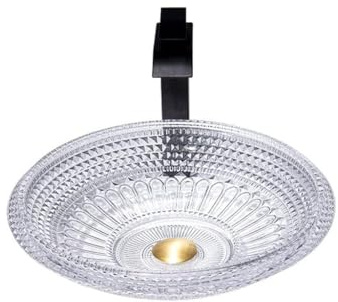 Lavelli Per Vasi da Bagno Lavabo da bagno Lavandino da appoggio for hotel Art Lavabo in vetro temperato Lavabo rotondo alla moda Lavello Della Nave (Color : Sink set)