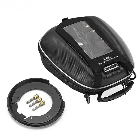 Motorrad Tankrucksack for CB650R CB650F CBR 650R 500R CB500F CB500X Transalp 750 Twister CB 150R 300R 1100 Tanklock Gepäck (Color : A. Bag Tanklock Set)