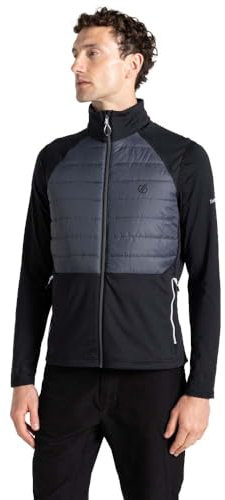 Dare 2b Herren Absteigende taillierte Herrenweste mit hoher Wärmepolsterung Weste Bodywarmer, Schwarz, XL