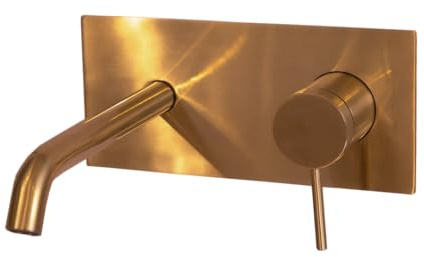 Essebagno Envol mitigeur encastré lavabo cuivre brossé