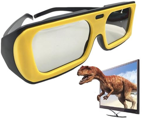 Gafas 3D para películas en casa, gafas de visión 3D | Gafas de película polarizadas pasivas - accesorios teatrales ultraligeros para juegos