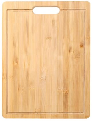 Tabla De Cortar De Bambú, 30 * 19 * 1.4cm Tabla De Cocina De Madera, Tabla De Corte De Cocina con Ranura, Tabla for Trinchar, for Cortar Y Servir Aperitivos, Pan, Verduras(30 * 19 * 1.4cm)