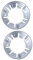 Warmhm 2 pièces Support de Poêle à Gaz Fonte avec de Maintien pour Wok et Casserole Accessoires de Cuisine Économiseurs et Résistants Chaleur