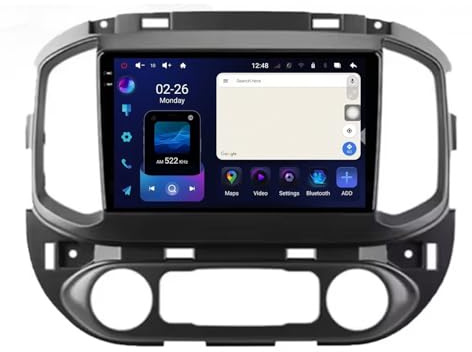 Pekskärmsnavigator Bilradio för Chevrolet Colorado 2 2014-2022 Pekskärm Med Carplay Wifi Bluetooth Mirror Link, Fm, Rattkontroll, 4 Kärna 1G+32G