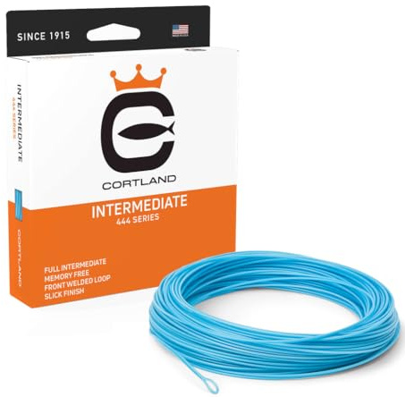 Cortland Intermediate Fly Line, Ice Blue 90ft, WF8I