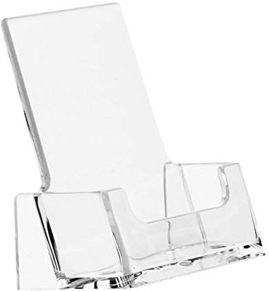 Taymar-VBC56-Prospekthalter-Visitenkartenhalter, Hochformat 1 Stück durchsichtig