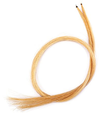 ULTNICE 2 Hanks Geigenbogen Haar Pferdehaar mongolisch für Streichinstrumente Violin Viola