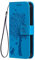 PEIYE Coque Cuir Étui pour Oppo A74 4G (6.43) Housse, Etui Portefeuille Case Cover, Fermeture Magnétique, Flip Béquille et Emplacements pour Cartes -Bleu