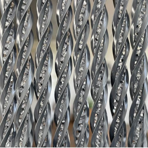 Trente Tenda zanzariera - varie dimensioni e colori, zanzariera per porta balcone, protezione insetti Luxe, tenda zanzariera grigia 100 x 230 cm