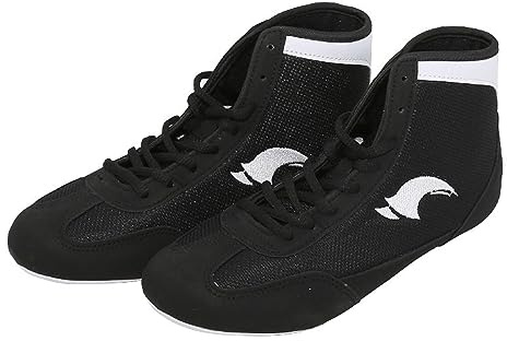 GoldeneAmeisen Chaussures de Boxe,Bottes de Boxe Mixte,Chaussures de Boxe Jeunes,Respirant et léger,Unisexe,Résistantes à l'abrasion,Durable,Antidérapant,pour Taekwondo,Boxe,Kung Fu,Taichi,Lutte