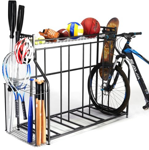 4-Fahrradständer, Garage Fahrradständer Boden, Fahrradabstellraum, Fahrradständer Wohnungsnutzung für Mountain, Hybrid, Kinderfahrräder, Indoor Outdoor Bike