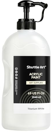 Shuttle Art 2 dl akrylfärg-vit