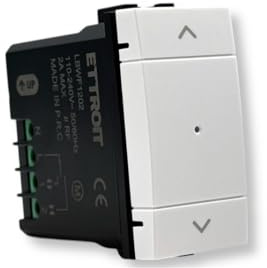IXTRIMA Smart Wifi Tuya fruktträdgård ansluten rullgardinsknapp kompatibel med stativ Bticino Living vit