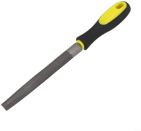 Lima in metallo da 15,2 cm, dentata media, perfetta per applicazioni di lavorazione del legno (semicircolare)