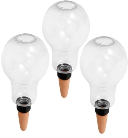 UPKOCH 3 Piezas Esferas de Riego Automático de para Plantas de Interior y Exterior Sistema de Autorriego para para Suculentas y Flores