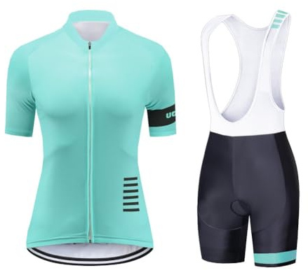 UGLY FROG Women's Cycling Clothing Suit Short Sleeve Bike Clothes for Women Cycling Jersey Sets Summer Biking Outfits Road Bicycle