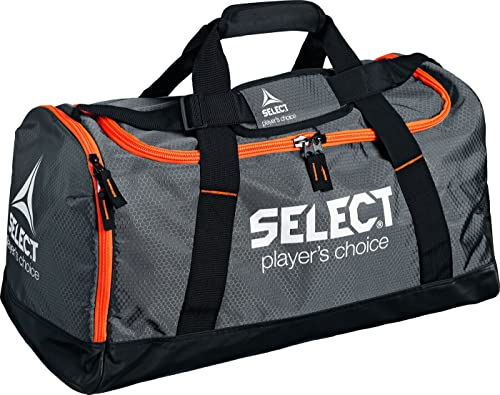 Select Verona Sporttasche, S: 52 x 20,5 x 28 cm, grau schwarz orange, 8170000111