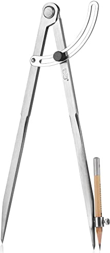Mr. Pen- Compass for Woodworking with Wing and Pencil Holder, 12 Inch,